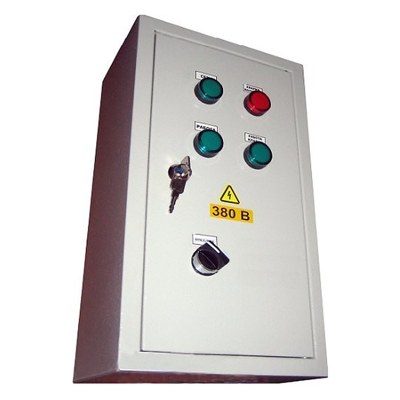 Щит управления противопожарным вентилятором и клапаном AIRS ЩУВК-П-380-0,12