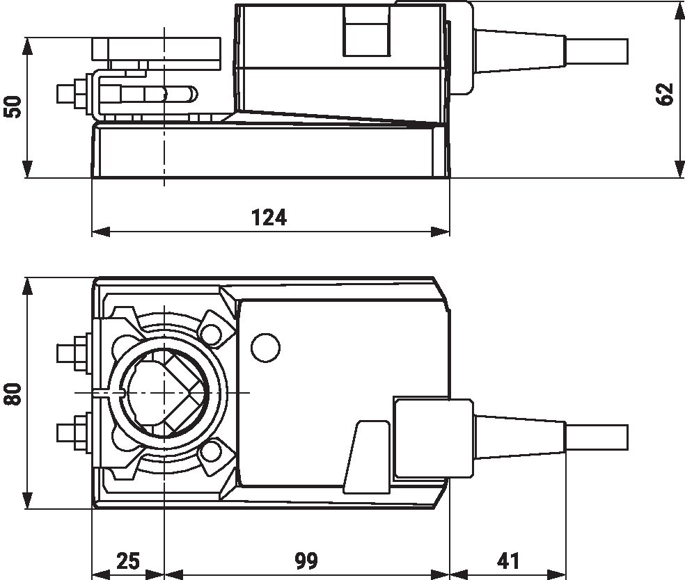 Электропривод Belimo NM24A-MF (10 Н·м)