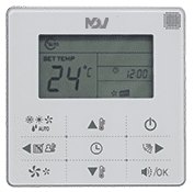 Настенный двухтрубный фанкойл MDV MDKG-V300C
