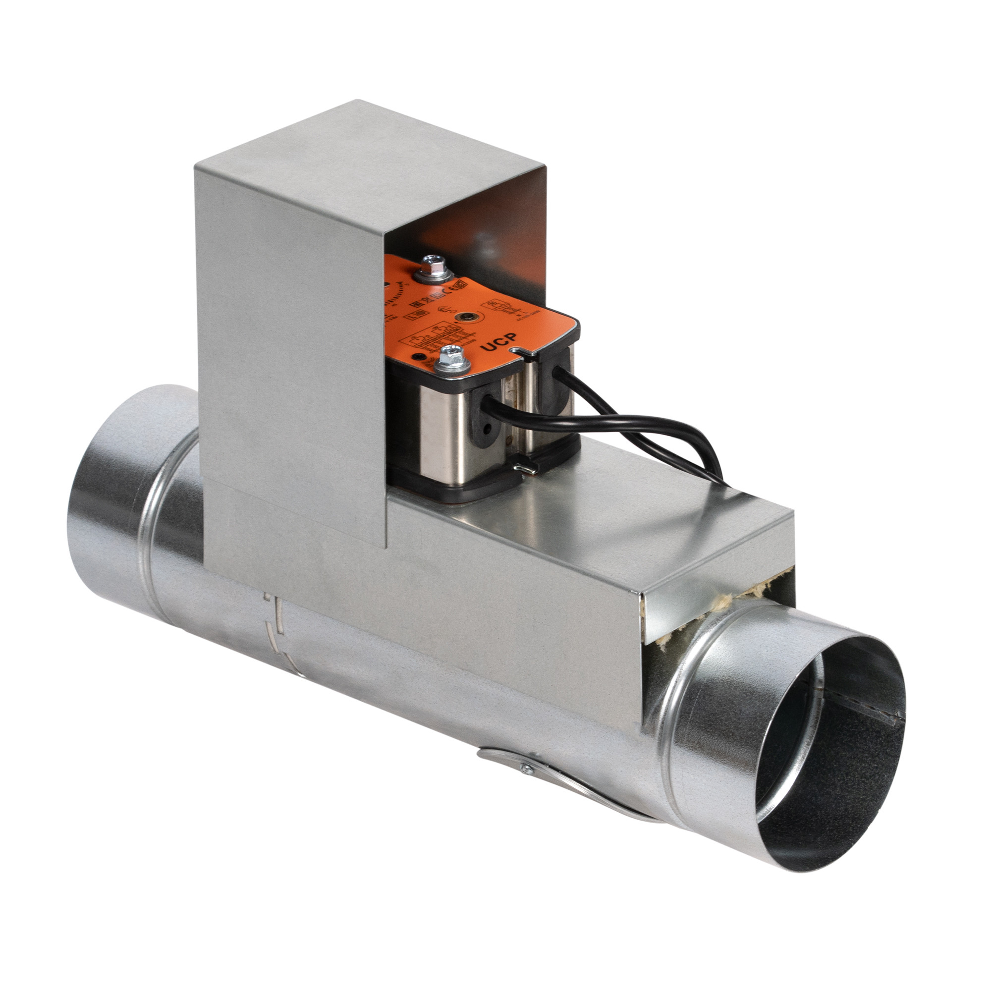 Клапан противопожарный SHUFT SHFDO-60-O-d225-MB230-0-0-0-0