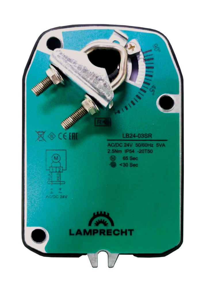 Электропривод с возвратной пружиной LAMPRECHT LB220-10SR Электропривод с возвратной пружиной LAMPRECHT LB220-10SR