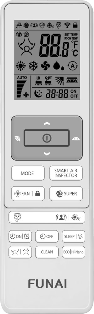 Инверторная сплит-система FUNAI EMPEROR SMART EYE Inverter RACI-EM35HP.D04