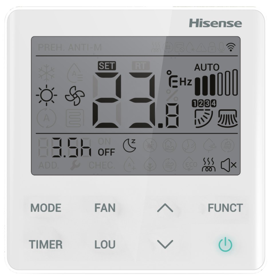 Внутренний блок мульти сплит-системы кассетного типа Hisense Free Match DC Inverter AMC-18UR4RCC8