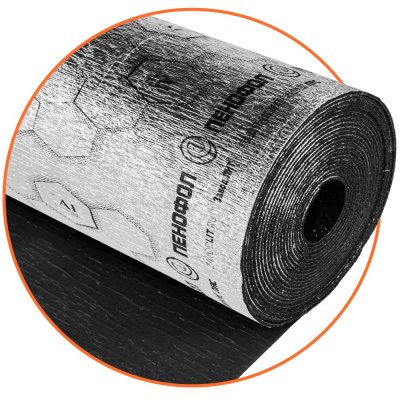ПЕНОФОЛ BLACK C 5 мм, рулон 0,6×30 м (18 м²)