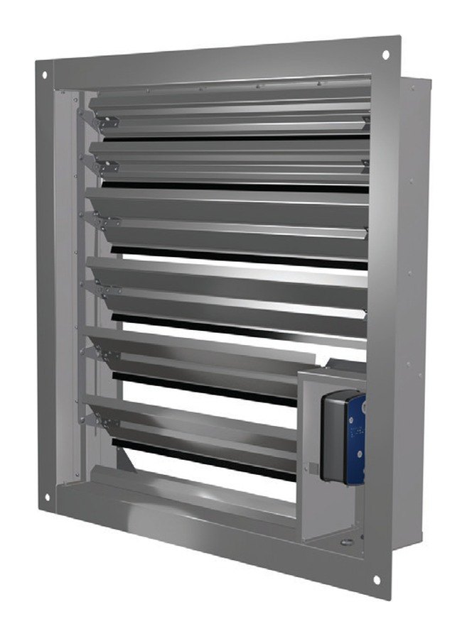 Клапан дымоудаления ДМУ-МС 550×500 многостворчатый